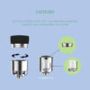 Exseed Dabcool W2 V2 Atomizer Replacement With Carb Cap