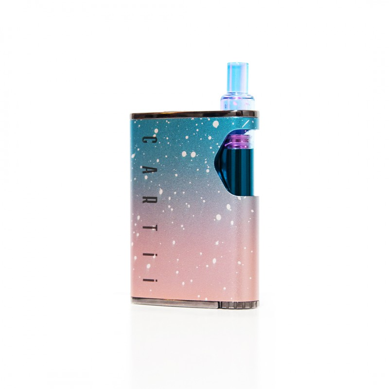 Dazzleaf CARTii 2 In 1 Twist VV 510 Cartridge Battery coral pink blue splatter
