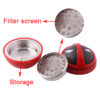 53MM Deadpool Herb Grinder 3-Piece Metal Tobacco Crusher