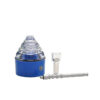 Electric Vacuum Pipe Creative Removable E Pipe for Herb Portable blue