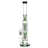 Glass Bong with Green Branch Type | Water Pipe Bubbler w /Ice Catcher Bowl