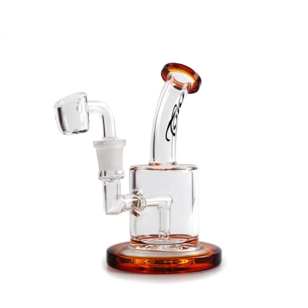6'' Mini Glass Dab Rig with 5MM Banger Nail