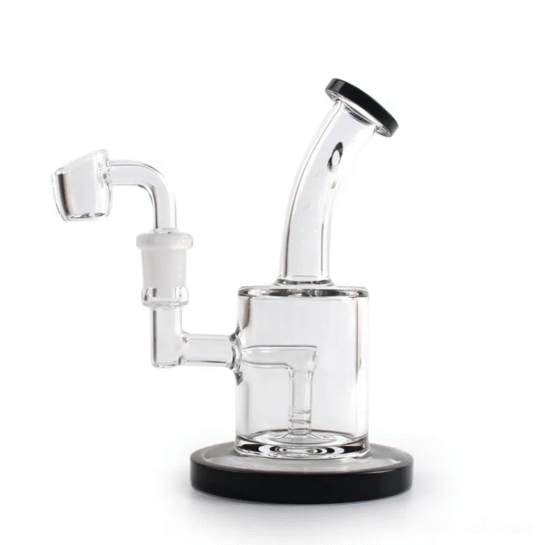 6'' Mini Glass Dab Rig | 5MM Thickness Banger Nail Portable Durable