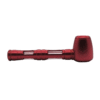 Zinc Alloy Glass Metal Smoking Pipe Detachable Portable 2 Pack