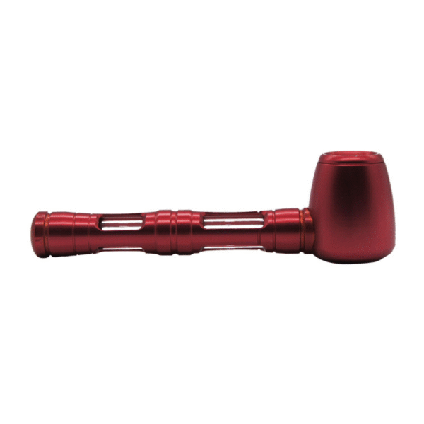 Zinc Alloy Glass Metal Smoking Pipe Detachable Portable 2 Pack