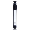 Colorful glass smoking pipe black