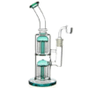 Thick Glass Dab Rig Arm Tree Water Pipes Portable with 14mm Banger