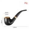 Handmade Wood Pipe 110mm Vintage Durable