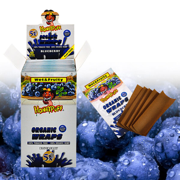 Honeypuff 110MM Cigar Rolling Tips 50 Booklet per Box Natural Filter Papers