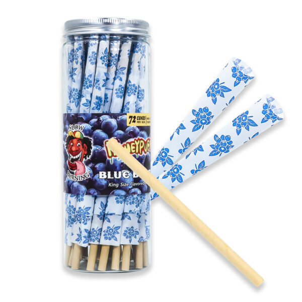 Honeypuff 110MM Classic Pre Rolled Cones Rolling Paper Fruit Flavor 72 Cones