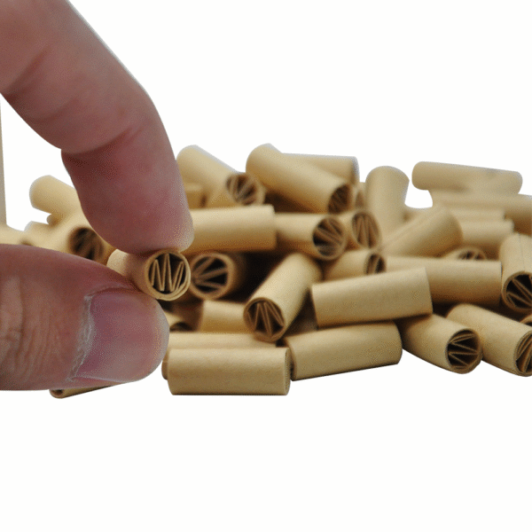 Hornet 7MM Per Rolled Tips Natural Prerolled For Rolling Paper 120Pcs 2 Pack