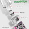 Leaf Buddi WuuKah Nano Replacement Glass Bubbler - Puffingmaster
