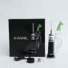 leaf buddi x-enail 1500mah e-rig wax vaporizer kit black with box and accessories
