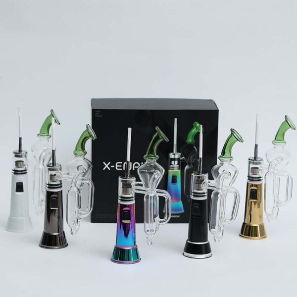 leaf-buddi-x-enail-1500mah-e-rigs-vaporizer-kits-with-several-colors leaf buddi x-enail 1500mah erigs wax vaporizers with fiver colors and box