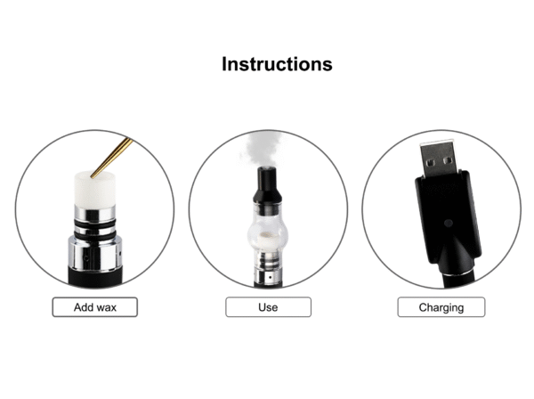 LTQ Vapor Mini Globefish WAX Pen Kit 510 Thread