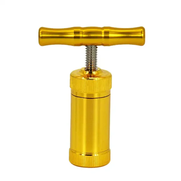 metal-aluminum-t-shape-tobacco-compressor-gold Aluminum T Shape Tobacco Compressor gold