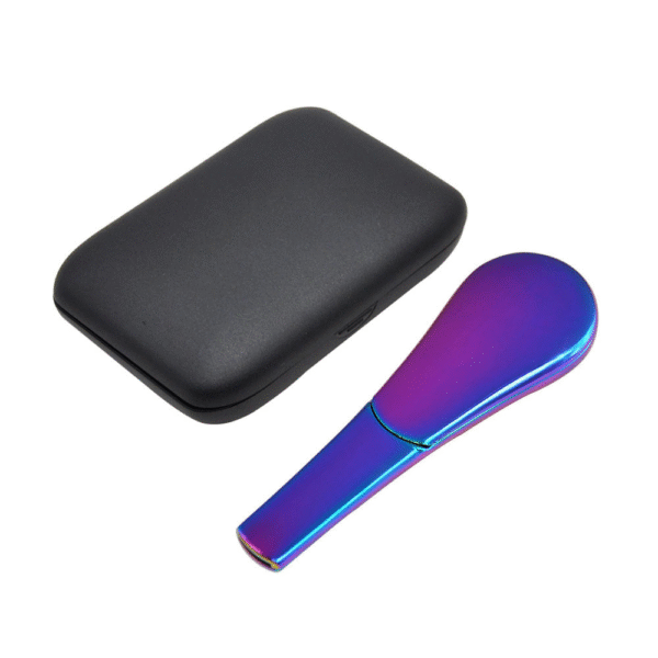 Zinc Alloy Tobacco Pipe Metal Smoking Pipe Spoon Smoke Pipe Detachable