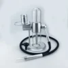 mini-gravity-bong-set-silver Mini Gravity Hookah Set silver