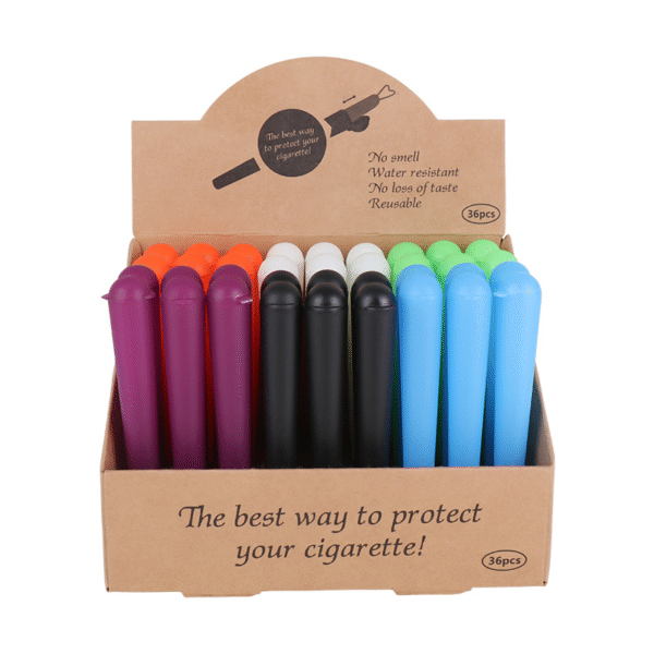 120mm Mini Plastic Cone Storage Tube Preroll Rolling Roller 5 Pack