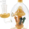 Mushroom Bong | Borosilicate Glass Handicraft Smoking Set Hookah Lightweight Portable