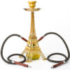 paris-tower-type-shisha-set-1 Paris Tower Hookah Shisha Set | with Ceramic Bowl Double Hoses