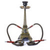 paris-tower-type-shisha-set Paris Tower Hookah Shisha Set | with Ceramic Bowl Double Hoses