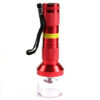 red portable flashlight style electric herb grinder