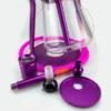 Sandglass Rotating Gravity Bong purple