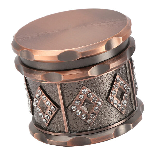 60mm 4-Layer Retro Mini Herb Grinder Tobacco Crusher Zinc Alloy