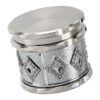 60mm 4-Layer Retro Mini Herb Grinder Tobacco Crusher Zinc Alloy