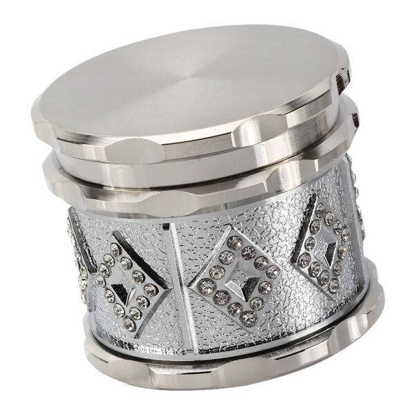 60mm 4-Layer Retro Mini Herb Grinder Tobacco Crusher Zinc Alloy