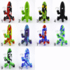 Rocket Silicone Bong 7.7" Glass Water Pipes