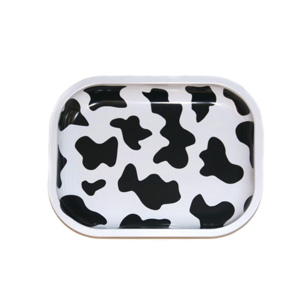 Tinplate Rolling Tray 18 x 14 cm Metal Storage Organizer Smoking Accessory
