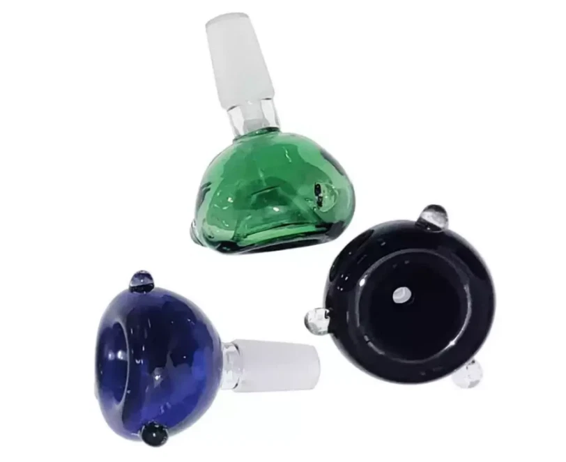 colorful glass bowls