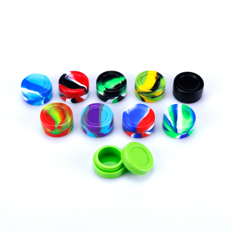 5ML 7ML Silicone Wax Containers Non Stick Storage Jars