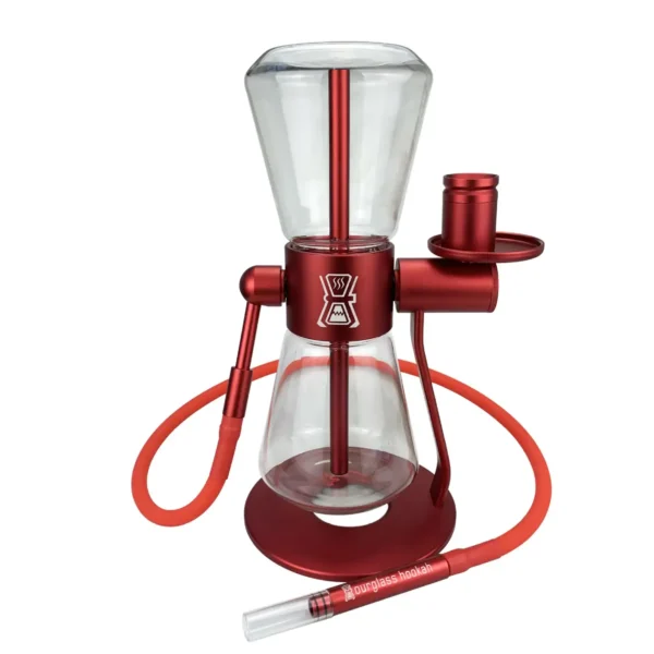 Sandglass Rotating Gravity Bong red
