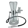 Sandglass Rotating Gravity Bong silver