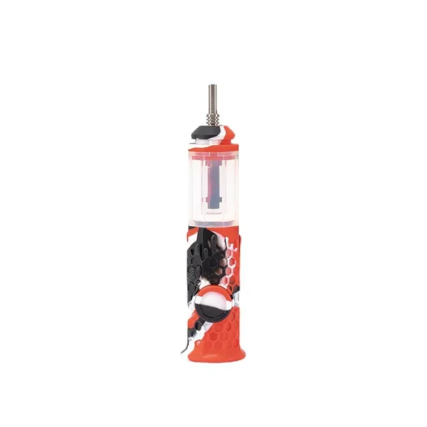 Silicone Nectar Collector | with Titanium Tip Multi-color Durable Lightweight Portable