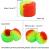 silicone wax container with specifications