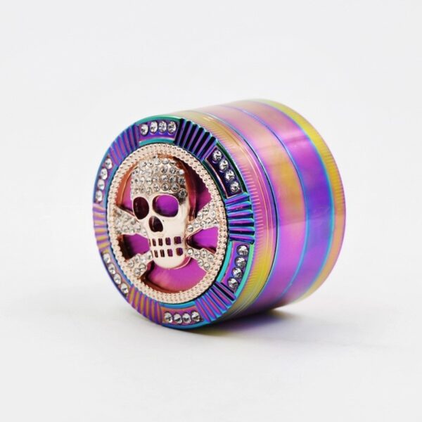 63MM Tobacco Grinder Animal 4 Layers Rainbow Color Herb Grinder