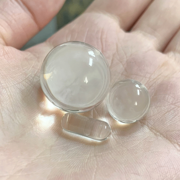 Quartz Terp Pearls Set Dab Bead Capsule Insert Spinning For Terp Slurper Banger 3 Set