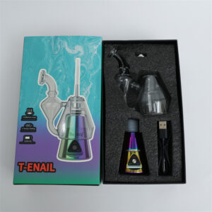 beleaf tower t-enail wax vaporizer erig with 1500mah battery rainbow
