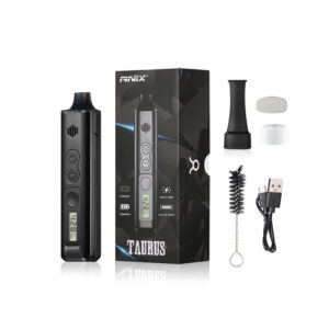 ANIX Taurus Dry Herb Vaporizer black with box