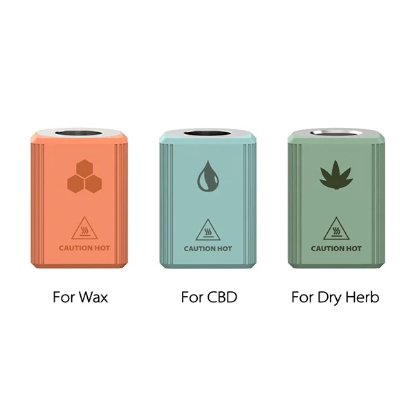 3 heating chambers for trio 3 vaporizer