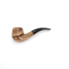 Handcrafted Tobacco Wooden Pipe Round Bowl Durable Pipe