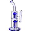 Thick Glass Dab Rig Arm Tree blue