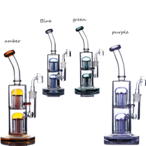 glass dab rigs with 4 colors