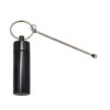 55MM Mini Metal Pill Box Container Keychain With Spoon Portable 2 PCS