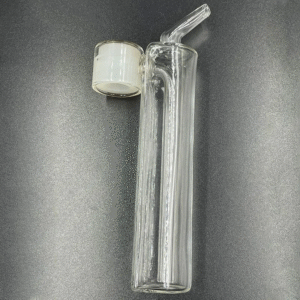 Glass pipe With Silicone Adapter