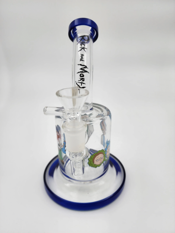 Rick and Morty Dab Rig | with 5MM Thickness Banger blue